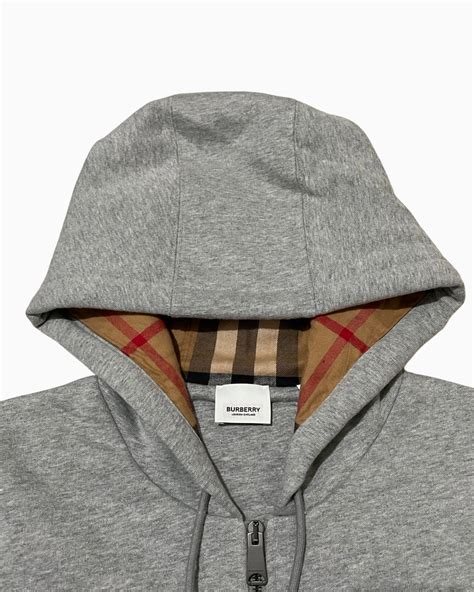 burberry hoodie fordson grey|burberry hoodie vintage.